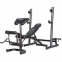 Justerbar trningsbnk | Bnkpres, benspark, leg curl & biceps curl