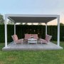 Hvid Pergola Premium | Oplukkelige lameller