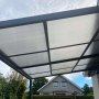 Skydetag veranda 12m | Skyde altantag | Kanalplast / Aluminium