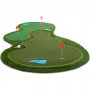 Golfmtte Pro | Dobbelt greens og vandhazarder | 4x2m