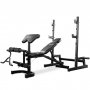 Justerbar trningsbnk | Bnkpres, benspark, leg curl & biceps curl