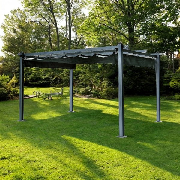 Pergola med soltag | 4x3m