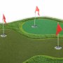 Golfmtte Pro | Dobbelt greens og vandhazarder | 4x2m