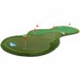 Golfmtte Pro | Dobbelt greens og vandhazarder | 4x2m