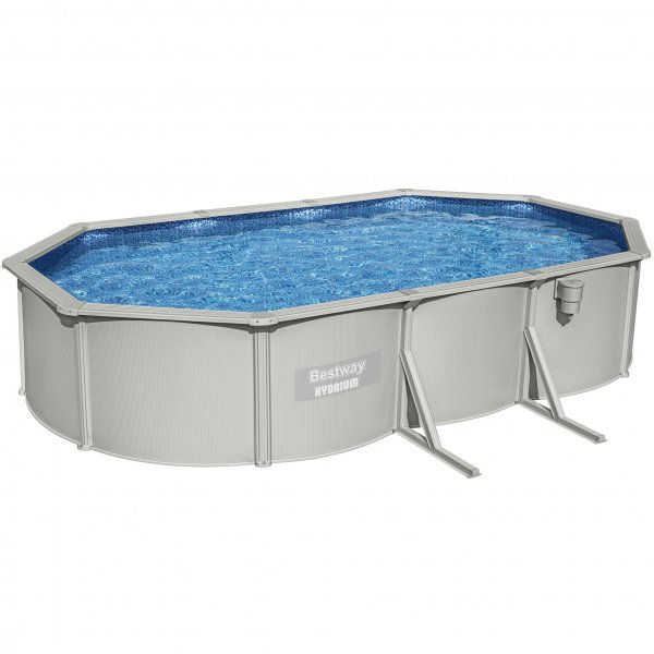 Bestway stlvg pool 6,1x3,6m - 1,2m dyb | Hydrium Oval (56369)