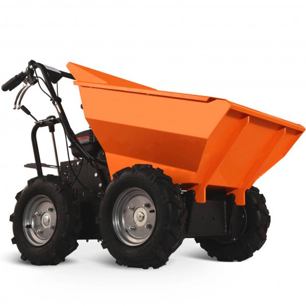 Mini dumper / Motor drevet trillebr 196cc | 300 kg