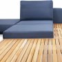 Loungegruppe til haven | Teak og aluminium | Lyfco Bjrkskr