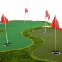 Golfmtte Pro | Dobbelt greens og vandhazarder | 4x2m